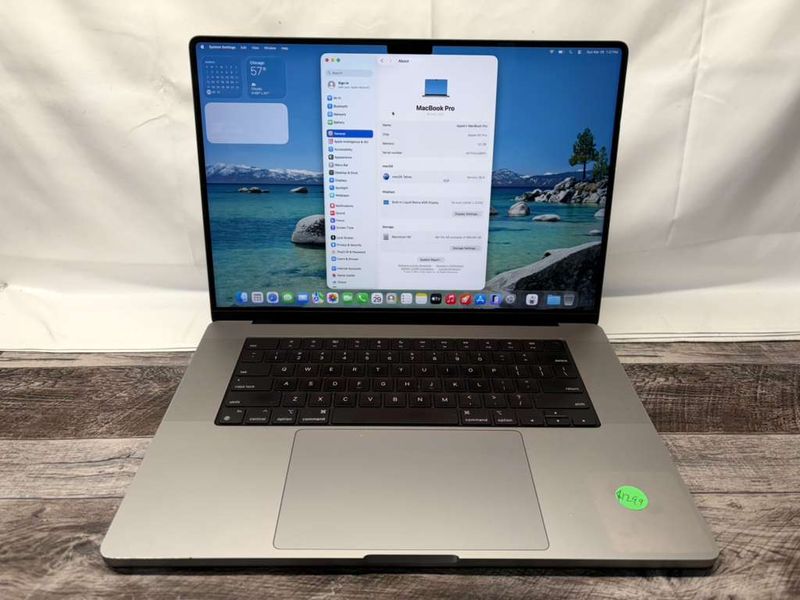 Apple MacBook Pro 16 2021 M1 Pro 32GB RAM 1TB SSD