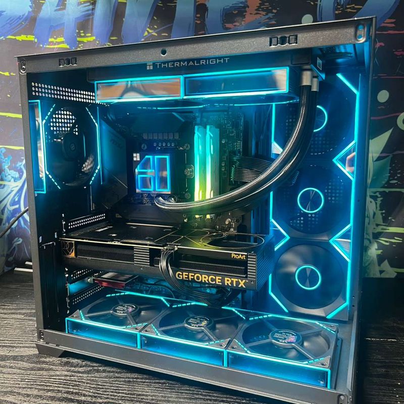 Gaming PC | RTX 4060 8GB | Intel Core i7 10th Gen | 32GB DDR4 RGB | 1TB SSD + 1TB HDD