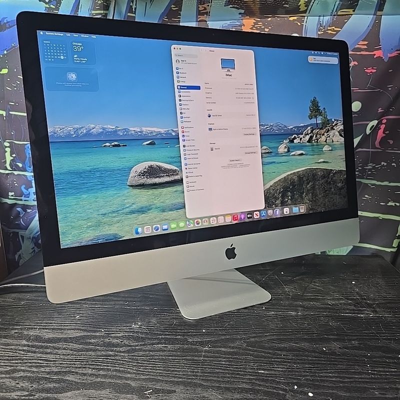Apple iMac 27" Retina 5K | i7 10th Gen 3.8GHz | 32GB RAM | 512GB SSD | Radeon Pro 5700 8GB