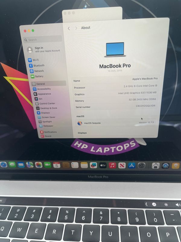 Apple MacBook Pro Core i9 32GB 1TB 15.4" Retina