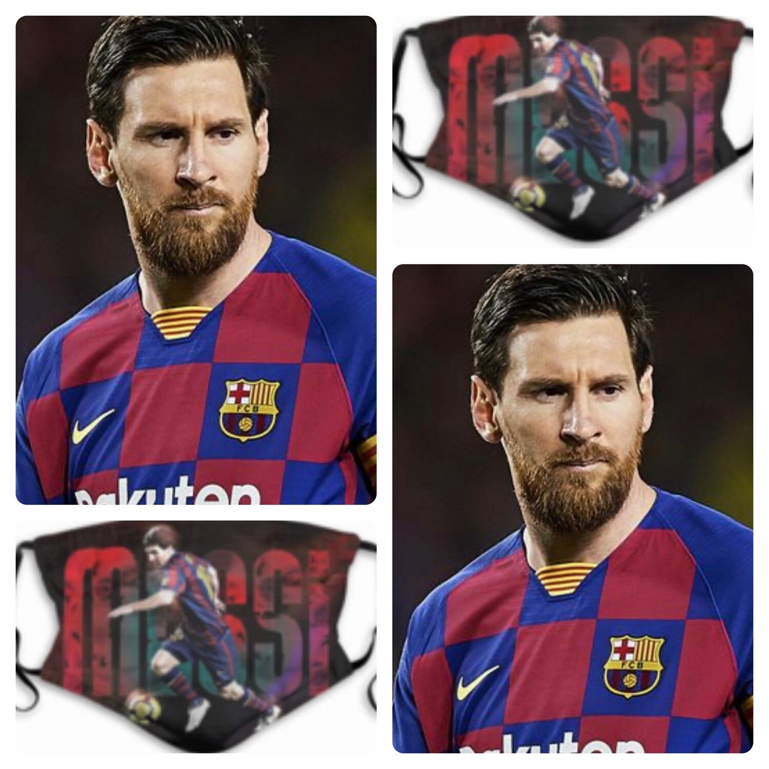 Mask for soccer fans !!get this Messi mask