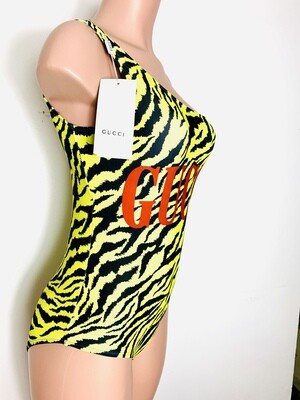 bathing suit one piece zebra print $170
