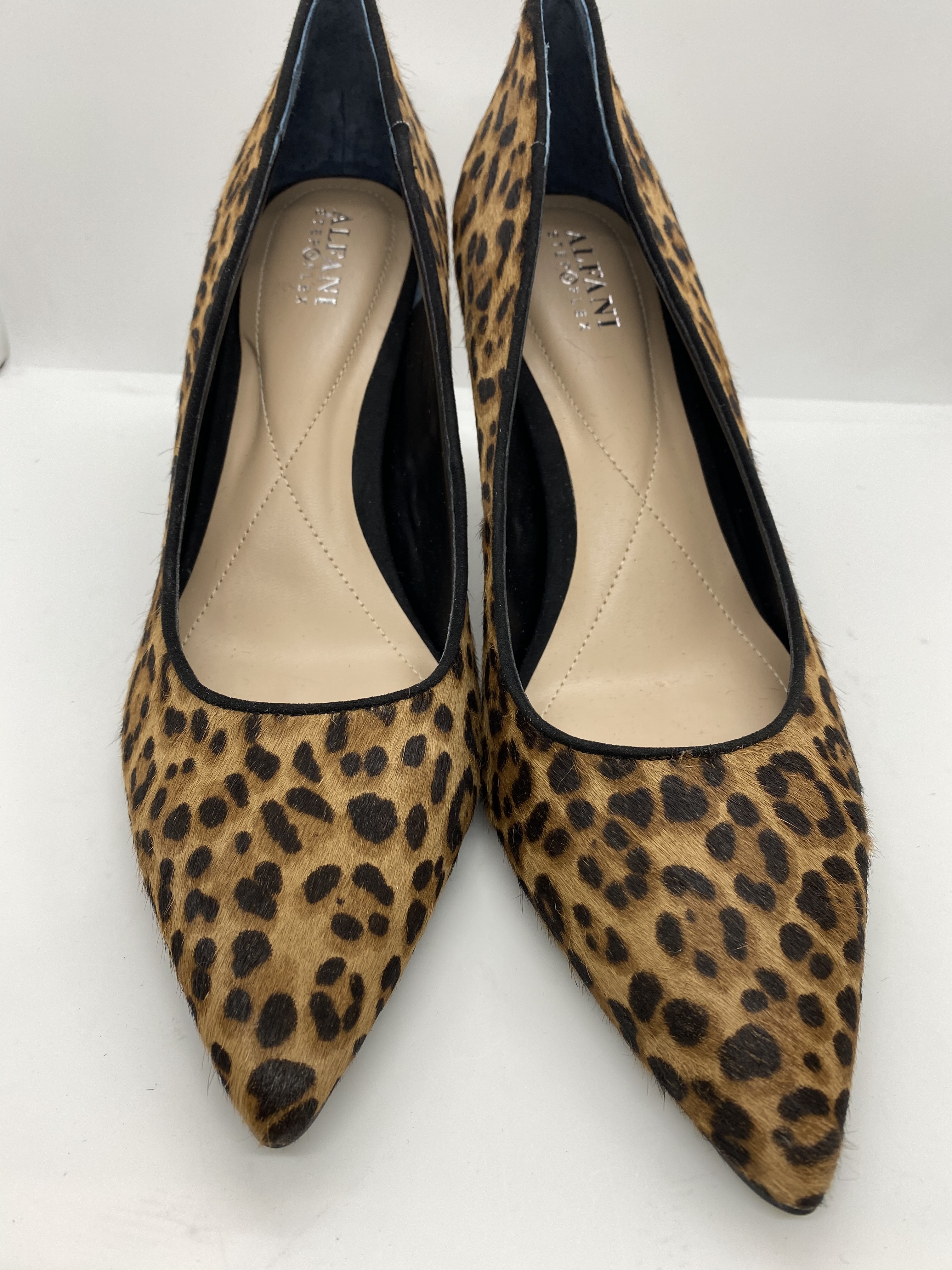 alfani leopard pumps