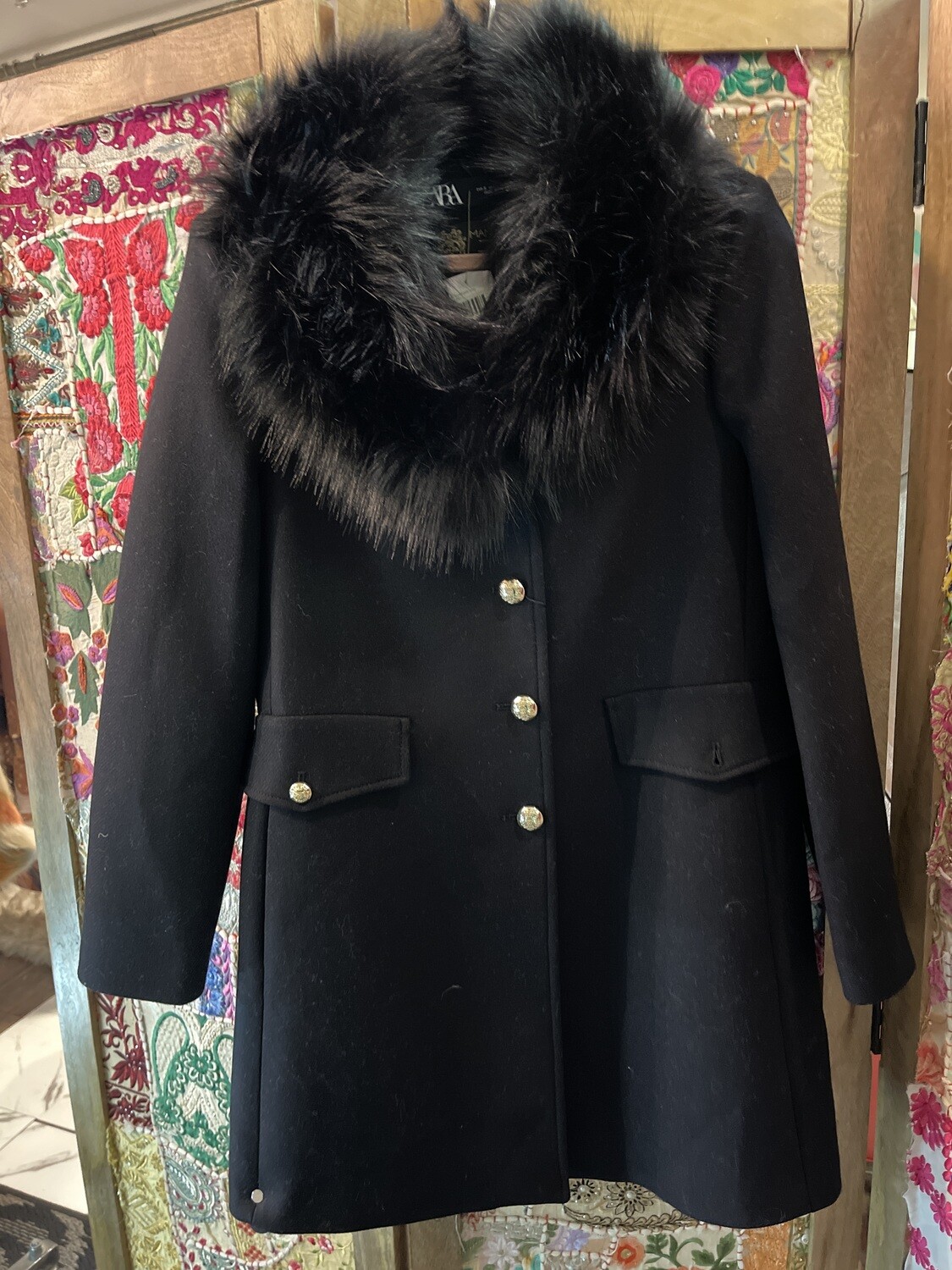 Jacket gold buttons