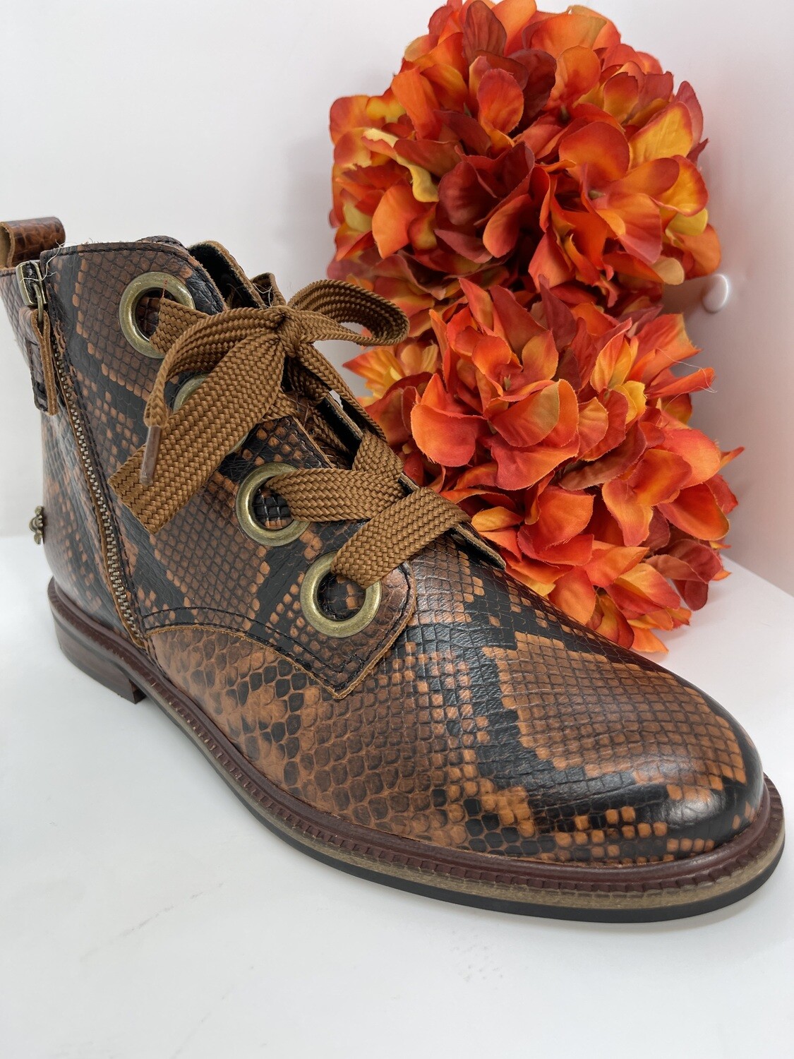 Brown bootie