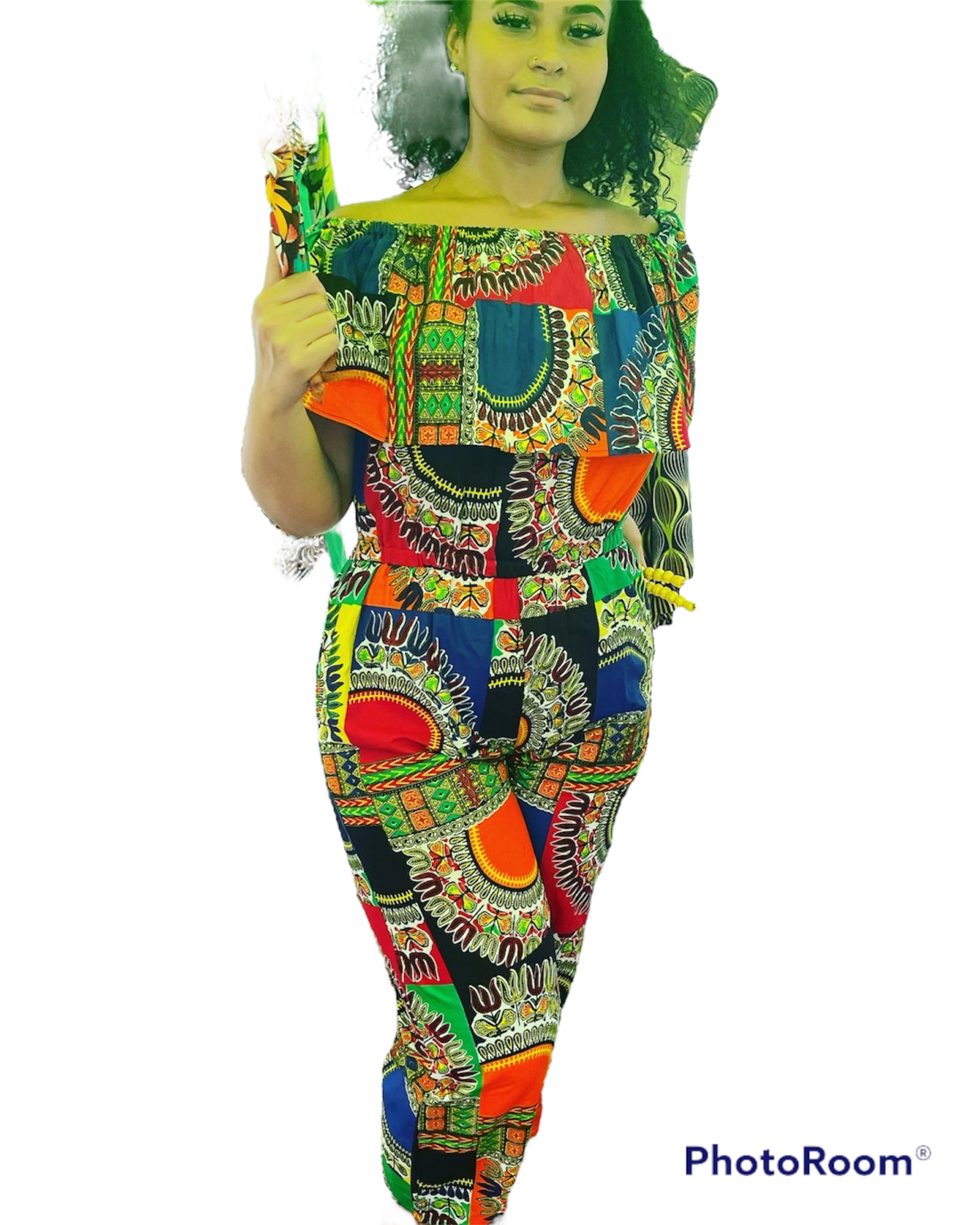afro jumpsuit
