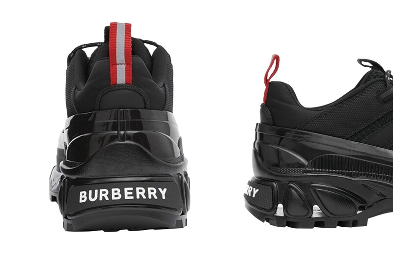 Burberry Nylon &amp; Patent Leather 