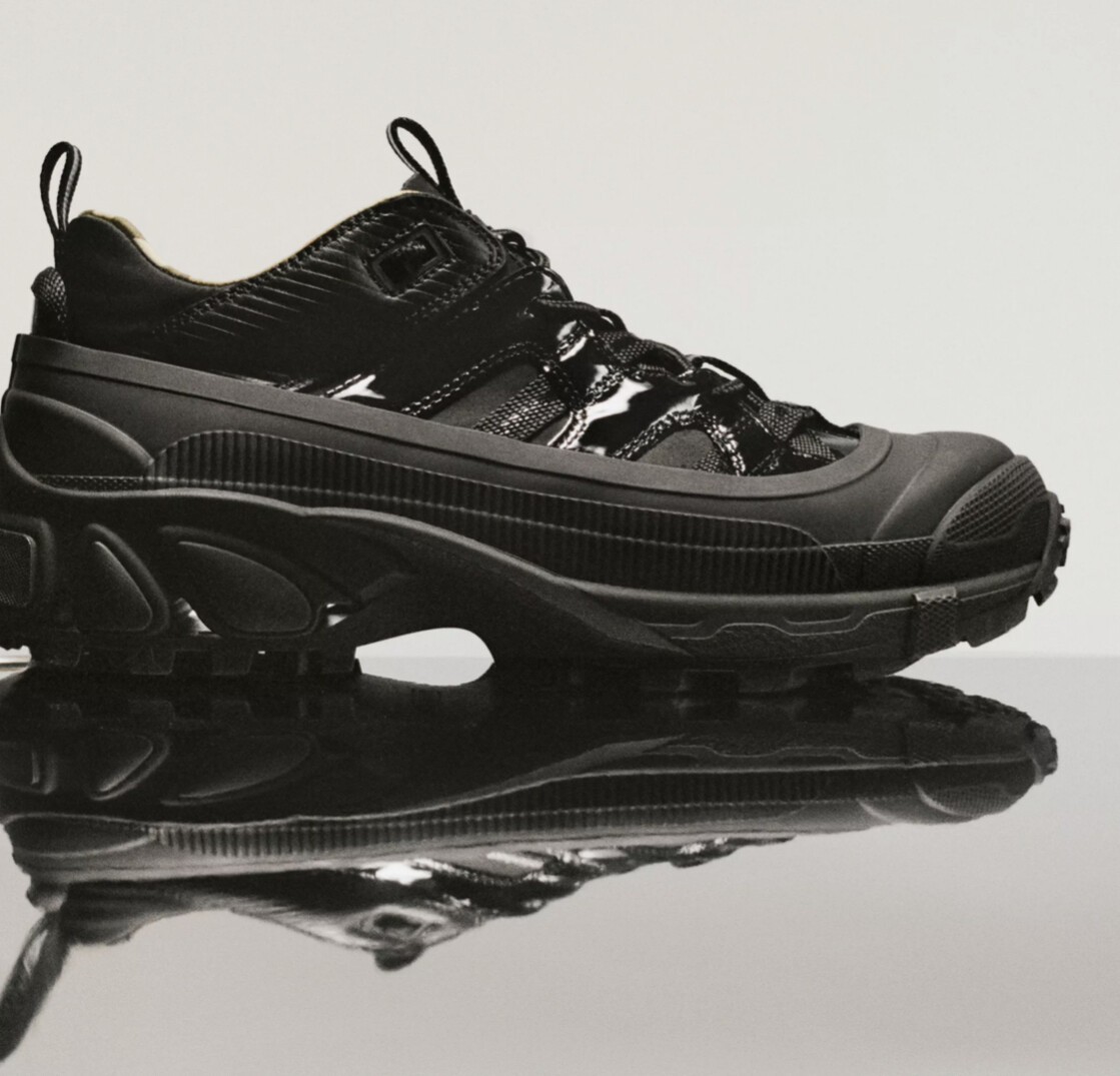 Burberry Nylon &amp; Patent Leather 
