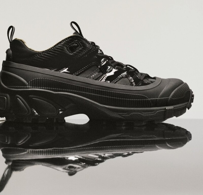 Burberry Nylon &amp; Patent Leather 