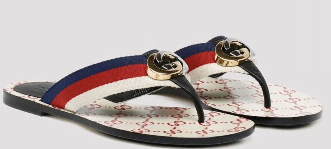 GG sandals gold&amp; silver 