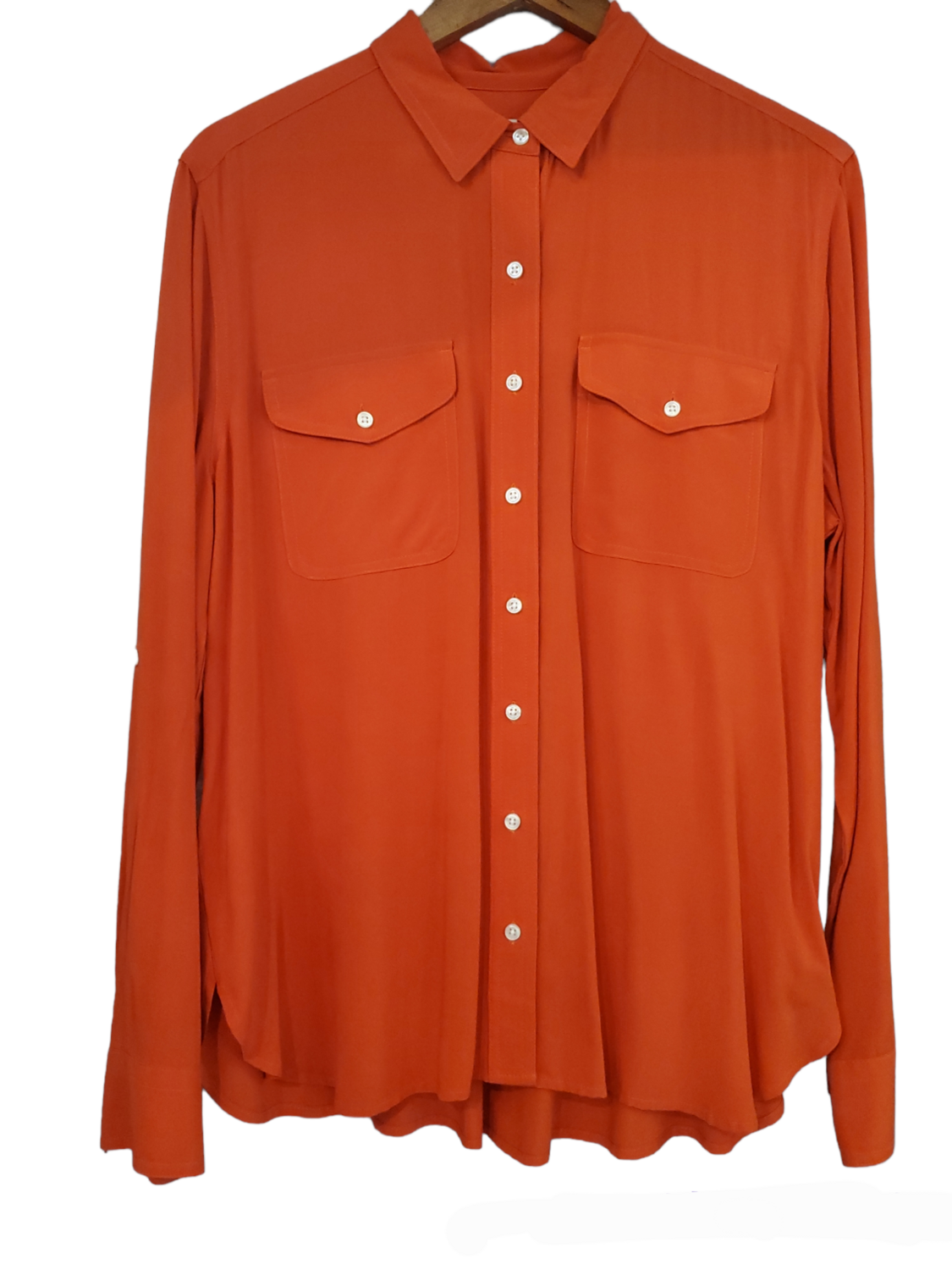 loft silk top