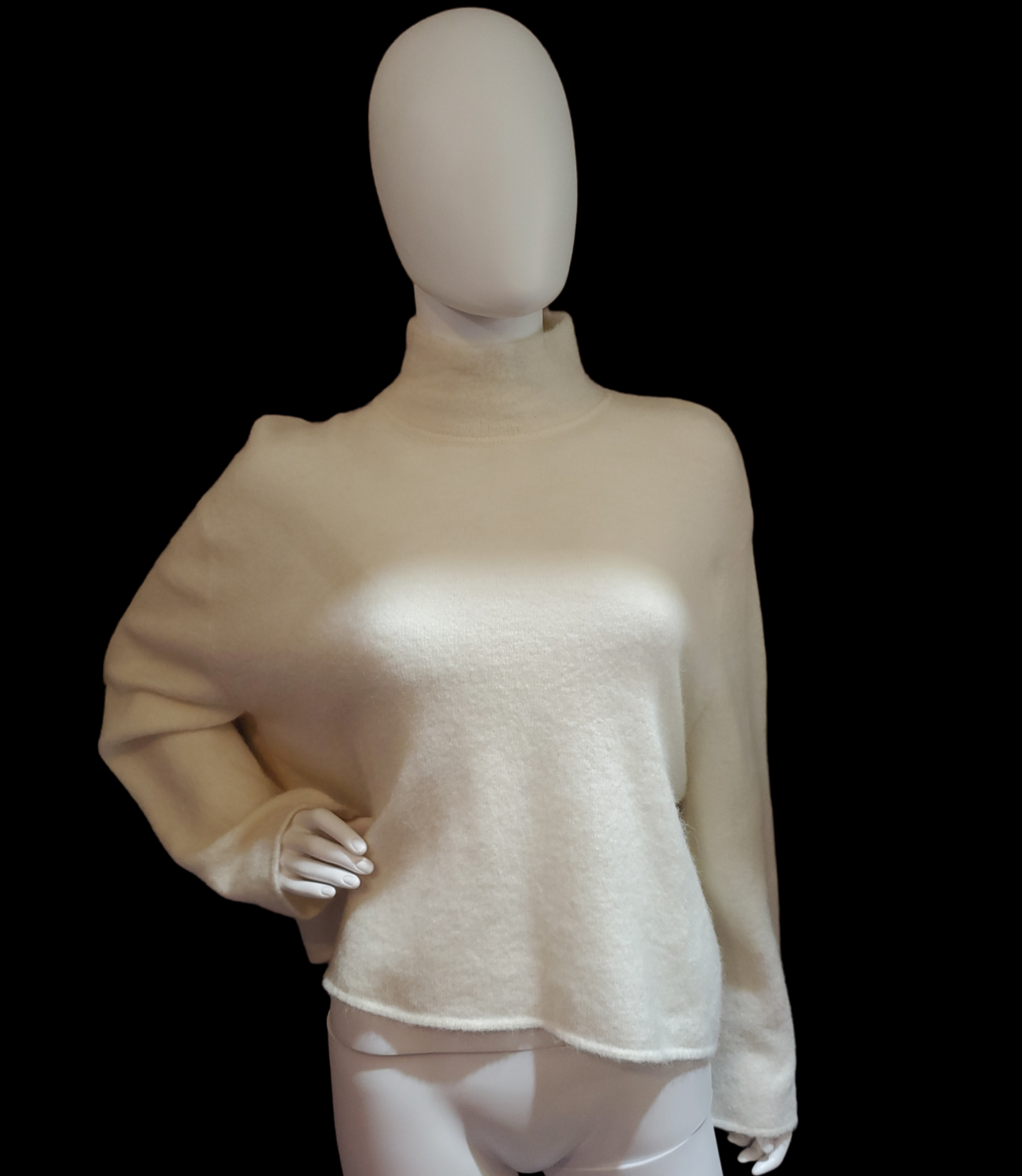  beige turtleneck