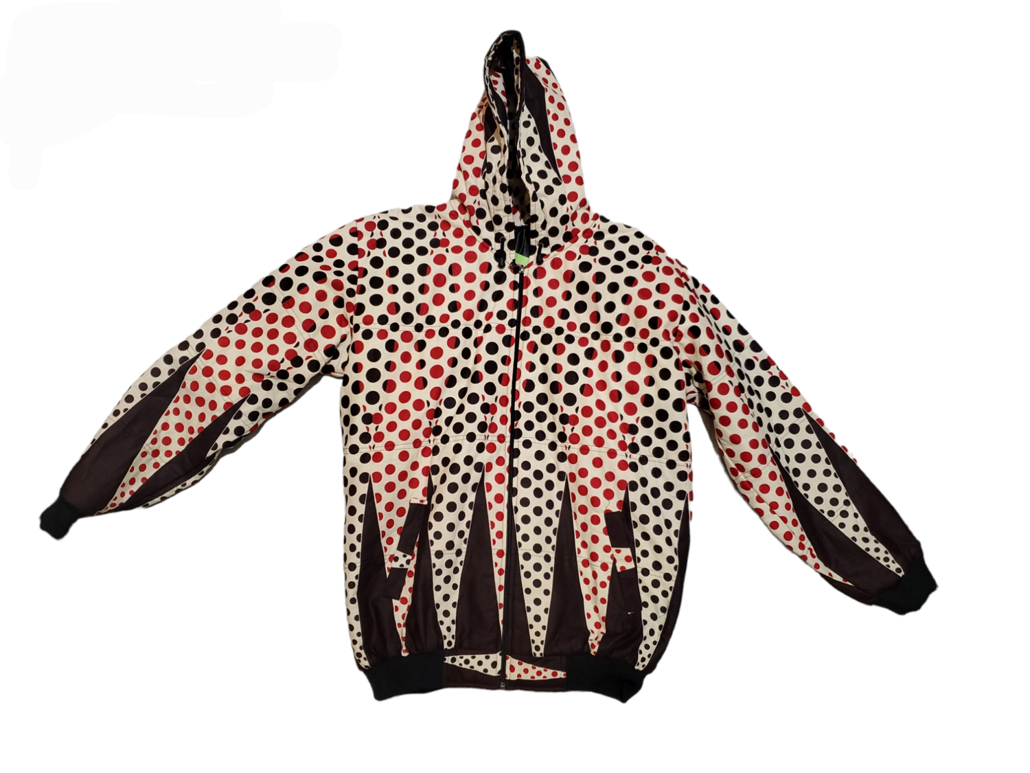 afro polkadot  hoodie