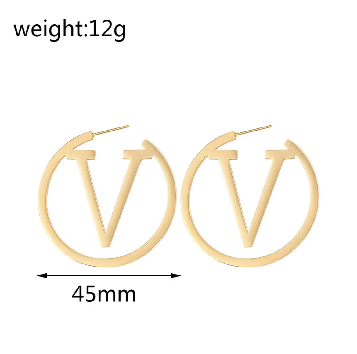 V Earrings