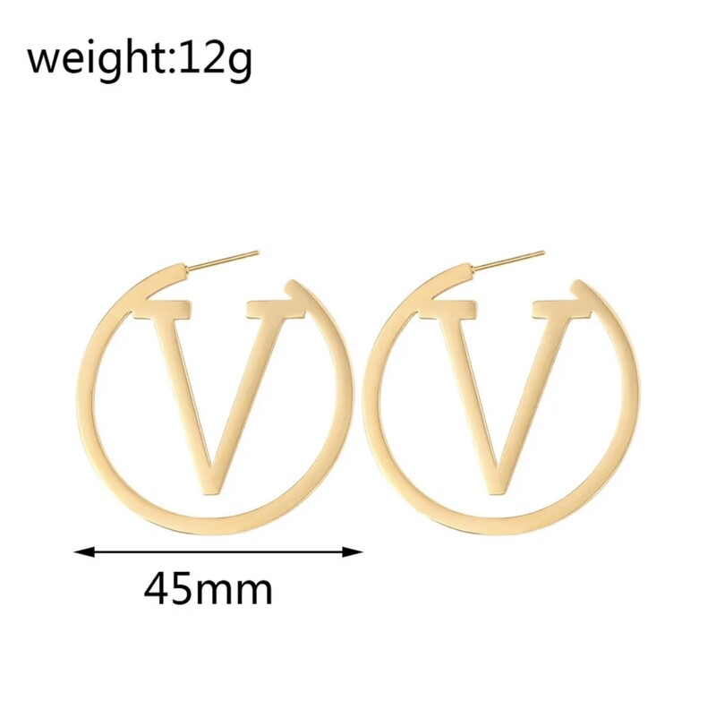 V Earrings