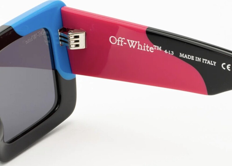 Off-White Seattle rectangle yellow &amp; blue
