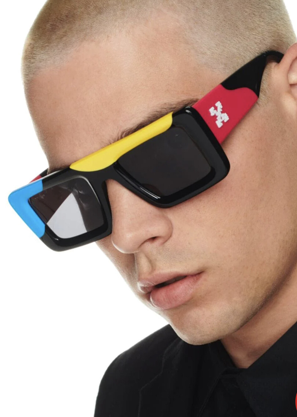 Off-White Seattle rectangle yellow &amp; blue