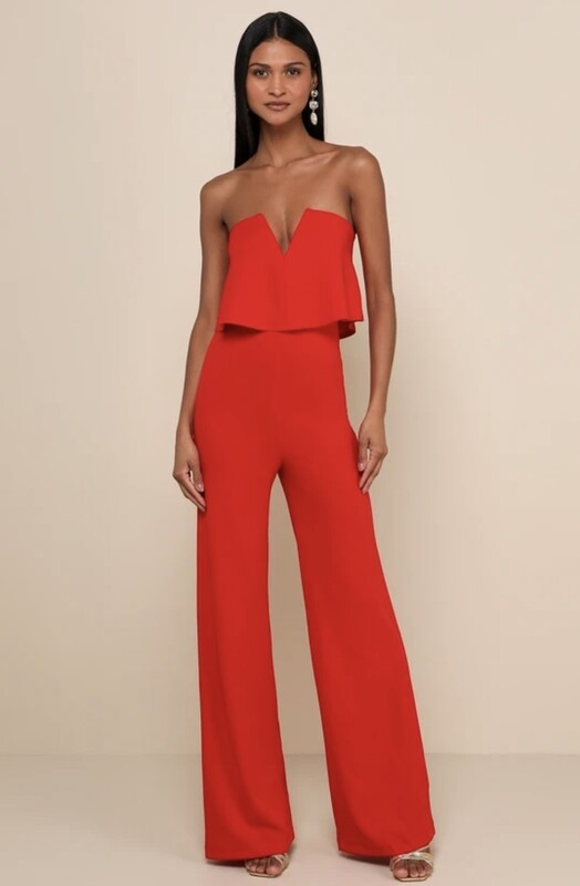 Power Of Love Red jumpsuit 