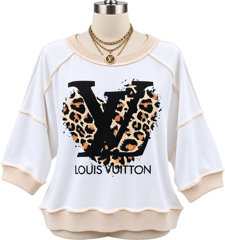 LV Leopard print top