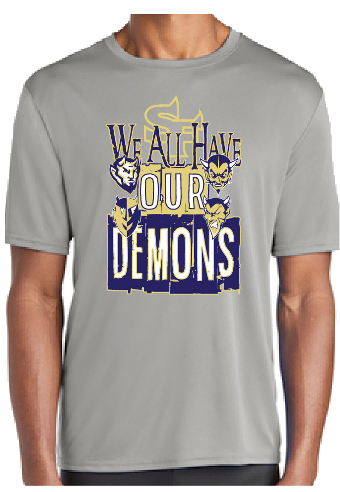 We All Have Our Demons Concrete Grey