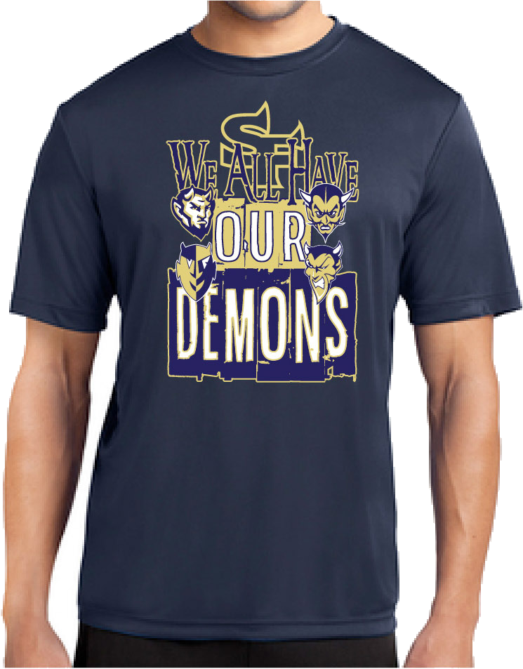 We All Have Our Demons Navy