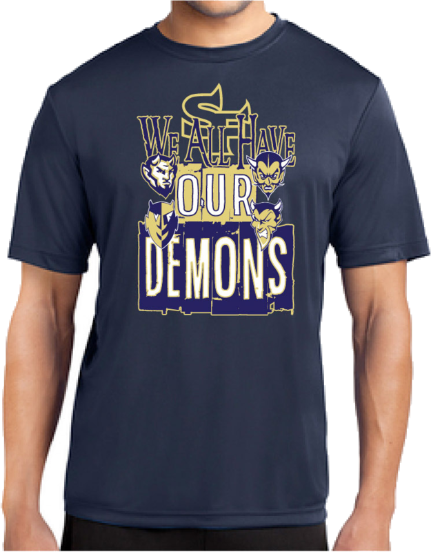 We All Have Our Demons Navy