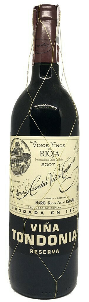 Vina Tondonia Reserva 2012, Rioja Alta, 75 cl. 13% vol.