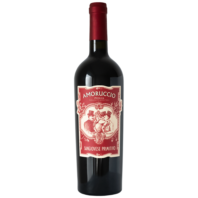 Amoruccio Sangiovese-Pirmitivo, 75 cl. 13,5% vol.