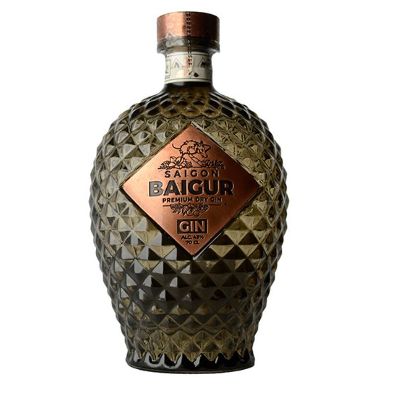 Saigon Baigur Dry Gin, 70 cl. 43% vol.