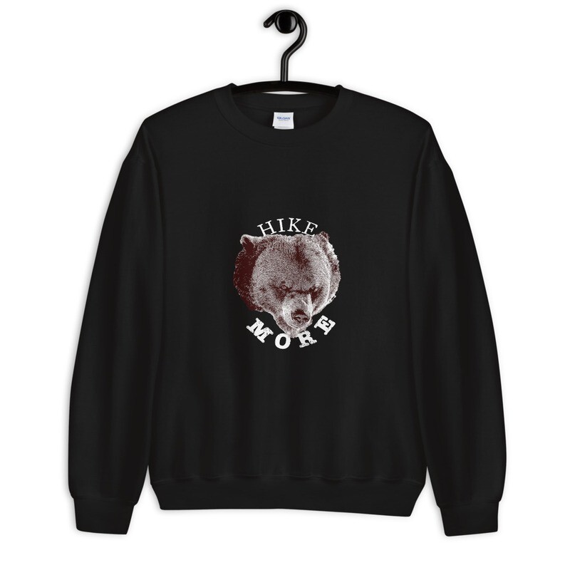 hike MORE Sweatshirt white Unisex