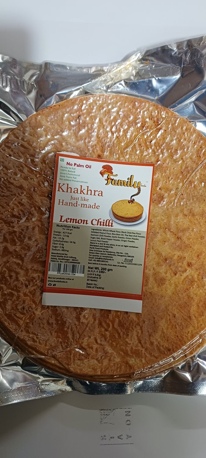 LEMON CHILLI KHAKHRA