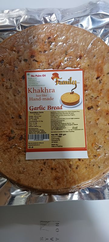  GARLIC BREAD KHAKHRA