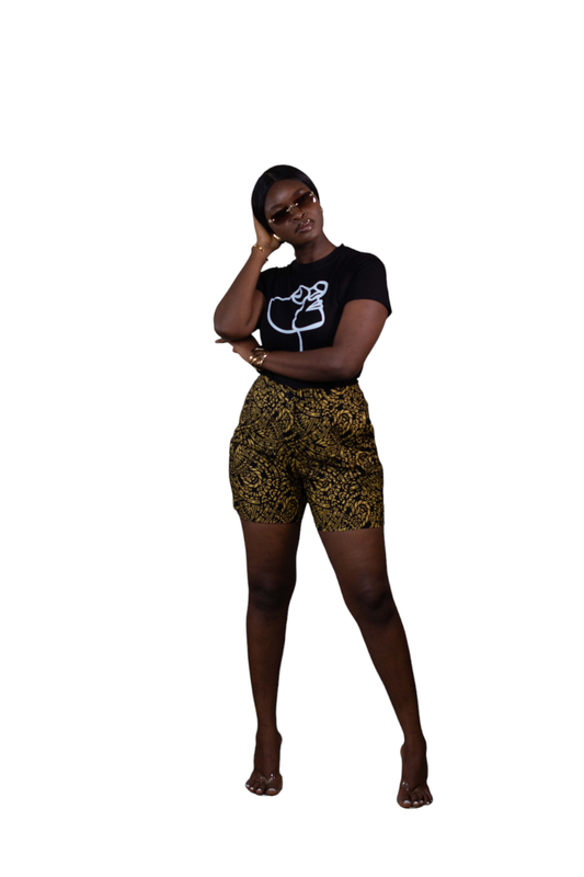 African Print Ankara Short