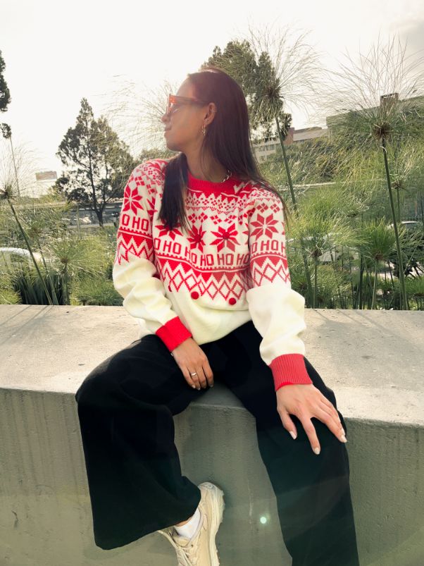 Suéter Ho Ho Ho
