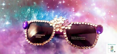Purple Diamond Princess Sunglasses