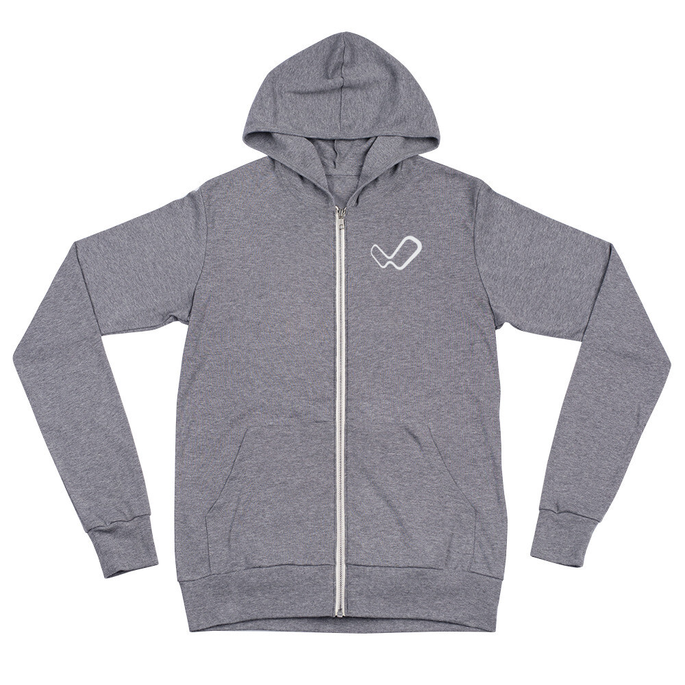 iWiS logo Unisex zip hoodie