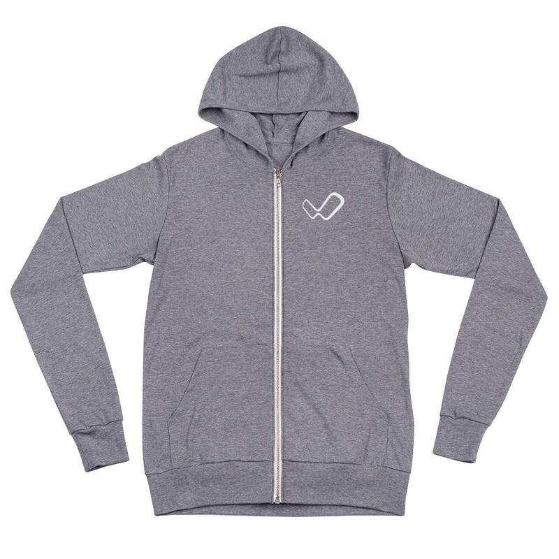 iWiS logo Unisex zip hoodie