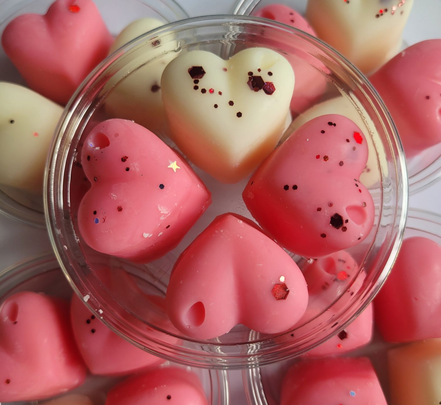 Strawberries and cream  pots 
