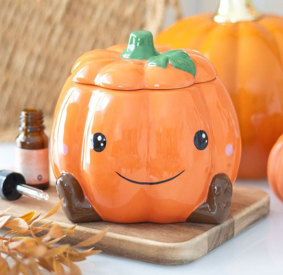 Burner cute smiling pumpkin 