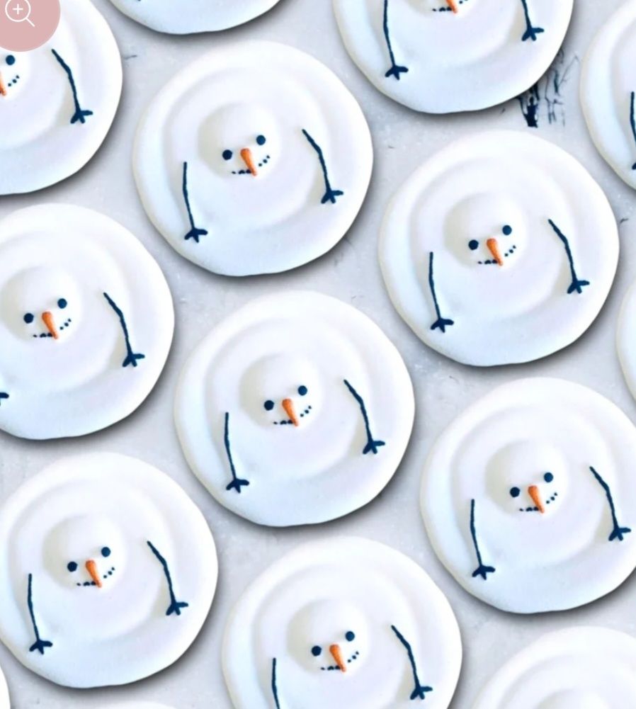 Bath bomb melted snowman 