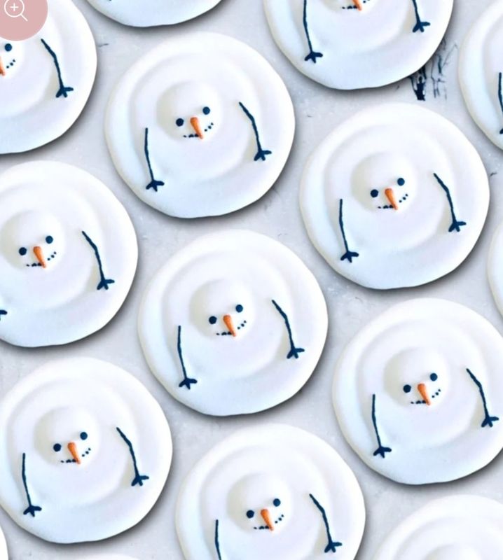 Bath bomb melted snowman 