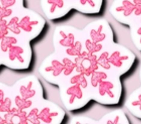 Bath bomb large snowflake 