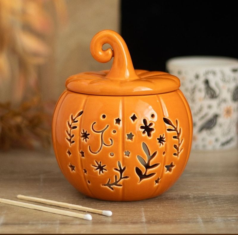 Burner pumpkin design 