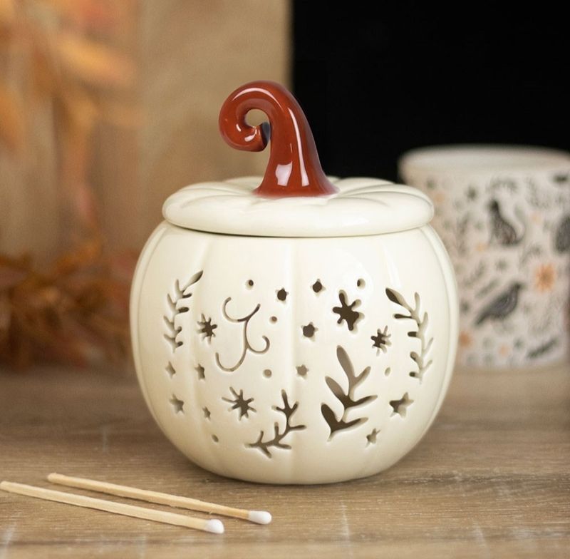 Burner Cream Folk Pumpkin   