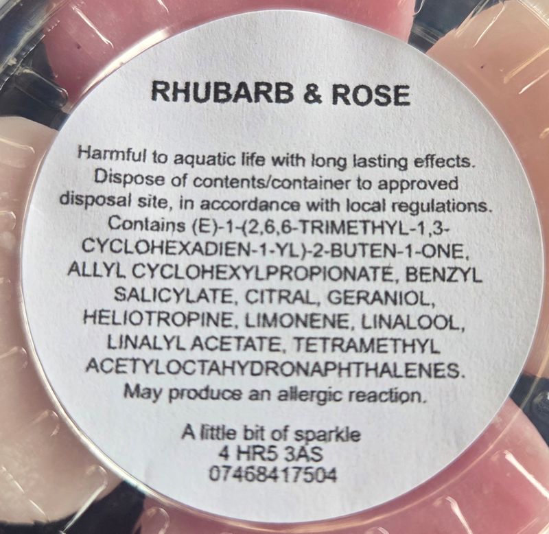 Rhubarb Rose snapbars