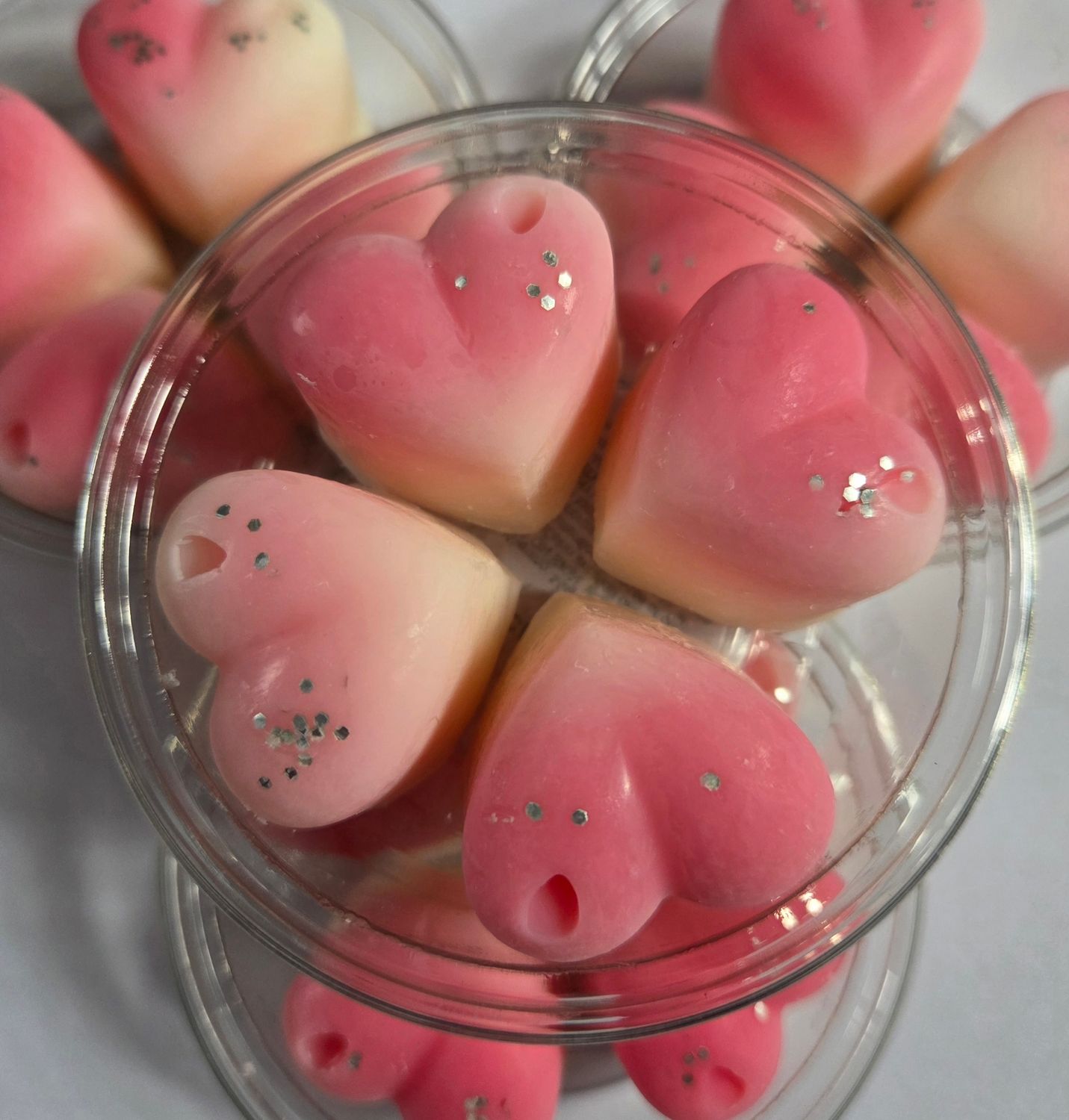 Candy cane pots 