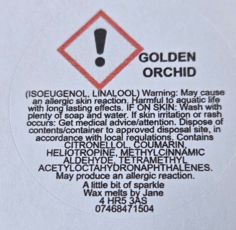 Golden orchid pots