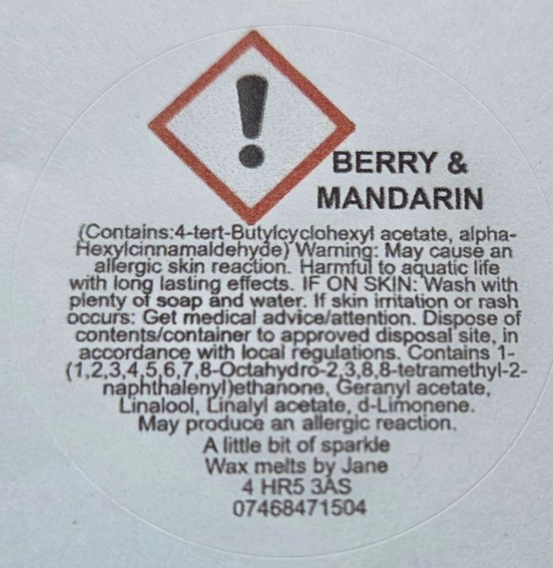 Berry and mandarin pots