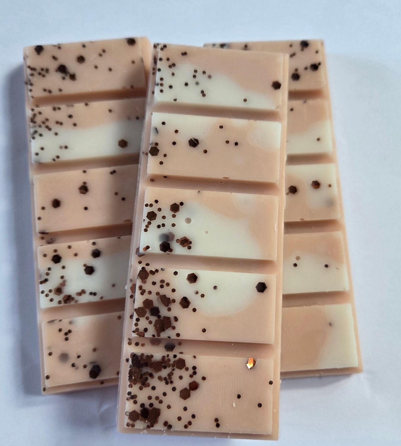 Caramel snowflake snapbars 