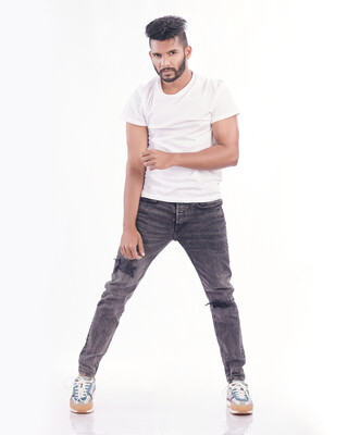 H&amp;M | Round-neck T-shirt Regular Fit